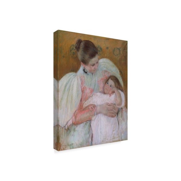 Mary Stevenson Cassatt 'Nurse And Child' Canvas Art,35x47